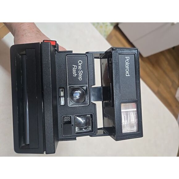 Flash Film For Old Polaroid Camera Black Vintage Polaroid Camera Vintage  Polaroid FLASH 600 Instant